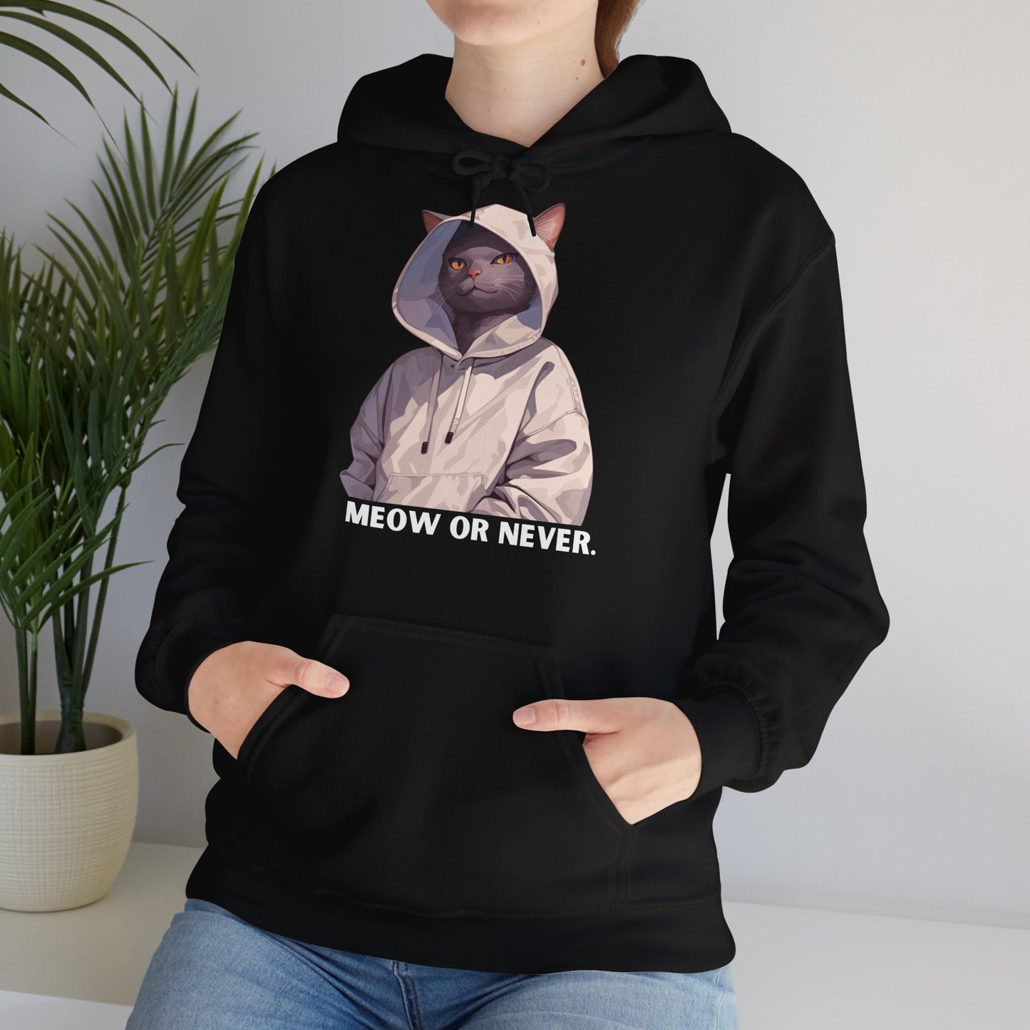 Meow or Never - Unisex Hoodie